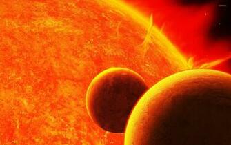 Burning Sun Wallpaper Space
