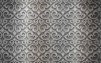 2k Metallic Silver Pattern Wallpaper