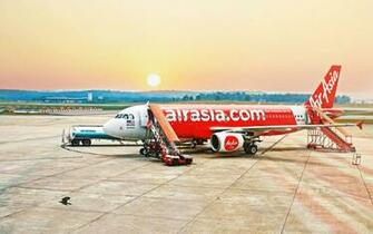 HD Wallpaper Of Airasia S Airplane Paperpull