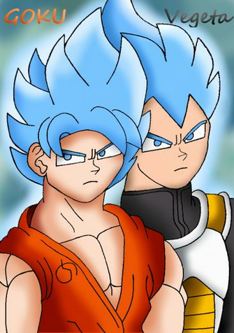 Dbz Revival Of F Ssgss Goku And Vegeta By Navitgb