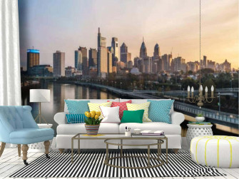 Living Area Overlooking Philadelphia Skyline S1js7ikeofsm6v15 Wallpaper