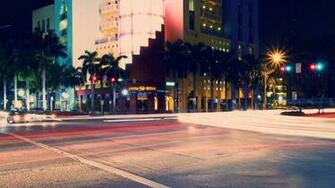 South Beach At Night Wallpaper