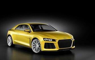 Beautiful Yellow Audi Car HD Wallpaper