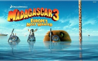 Madagascar 3d Cartoon Wallpaper HD