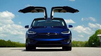 Tesla Model X Front Wallpaper