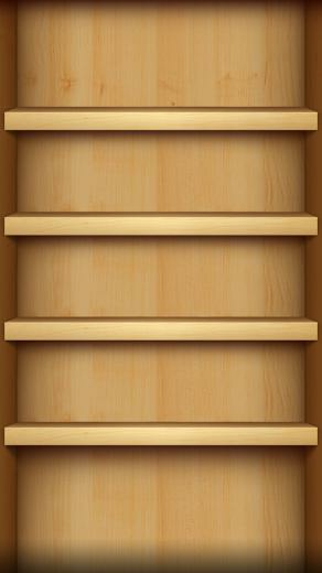 Wood Shelf HD Wallpaper For iPhone Site