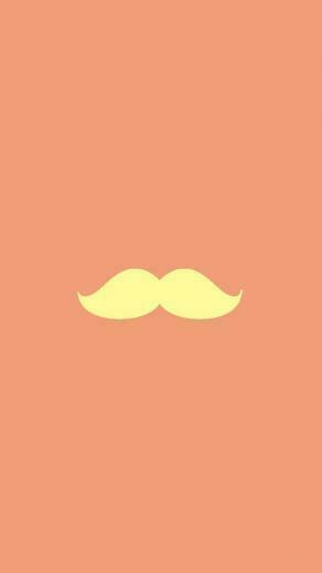 Friggin Cute Mustache Wallpaper For iPhone