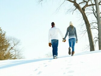 Winter Love Wallpaper