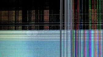 Broken Cracked Lcd Screen Stock Video HD Footage