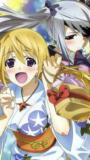 Infinite Stratos Laura Bodewig Charlotte Dunois Lenovo K900 Wallpaper