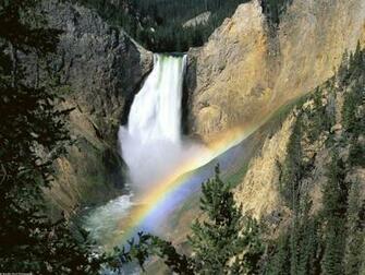 Yellowstone Falls National Park Wy Wallpaper