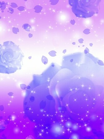 Purple And Blue Background Rose