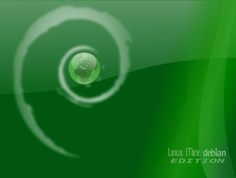 Ubuntronics Linux Mint Debian Edition Wallpaper