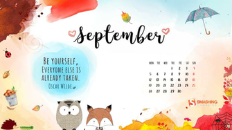 Smashing Magazine Desktop Wallpaper Calendar September