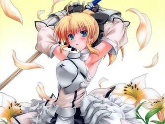 Anime Girl With White Sword Pixel HD Wallpaper