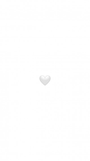 White Heart Emoticon Wallpaper