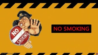 Wallpaper No Smoking News Yelow Desktop