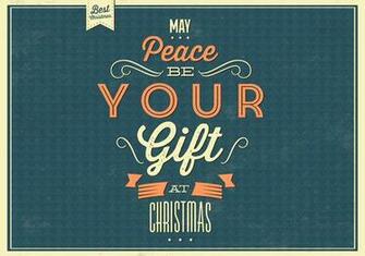 Christmas Peace Vector Background Art Stock