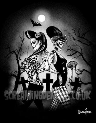 Rockabilly Pin Up Girl Wallpaper Zombie Girls By