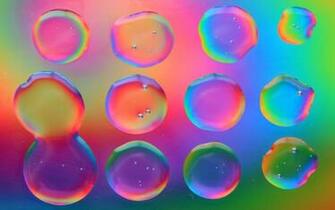 Rainbow Bubbles Mac Wallpaper Desktop