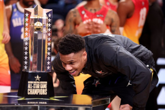 In Photos Jrue And Giannis Participate Nba All Star Game