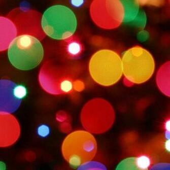 Xmas Lights iPad Wallpaper
