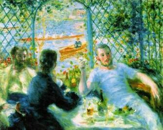 Luncheon By Pierre August Renoir Fine Arts Computer Desktop