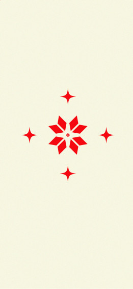 Nordic Simple Christmas Pattern Wallpaper