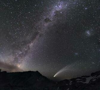 Comet Mcnaught And Three Galaxies Click On Image To A Full