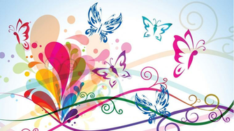 Butterfly Abstract HD Wallpaper Background Image