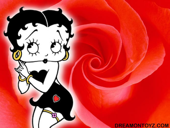 Betty Boop Wallpaper Glitter Filesize 94k
