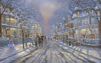 Old Fashioned Christmas Wallpaper