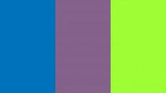 French Blue Lilac And Lime Solid Three Color Background