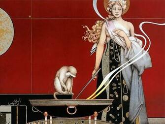 Magic Fantasy Michael Parkes Realism Art Vol The Flame
