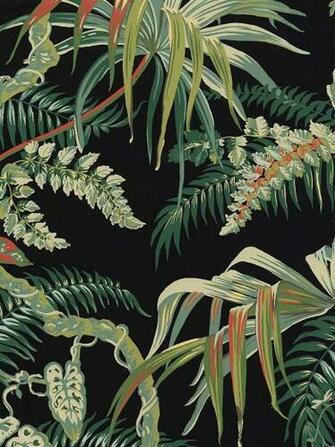 Inspired By The Beverly Hills Hotel Palm Leaf Wallpaper Style Scout