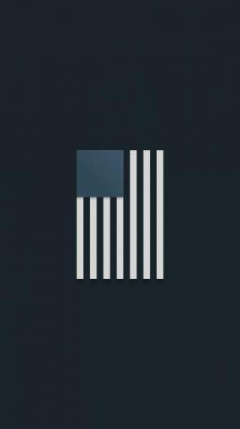 Dark American Flag iPhone Wallpaper