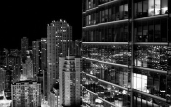 Skyline Wallpaper Black And White HD