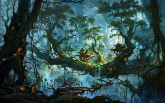 Mystical Forest Wallpaper