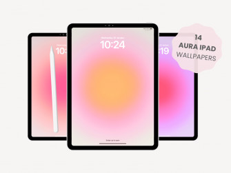 Aura Aesthetic iPad Tablet Wallpaper Digital Planners By