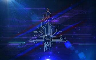 Wallpaper Circuit Bugdroid