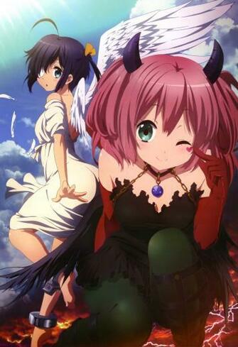 Chuunibyou Season Shichimiya Satone Rikka Wallpaper