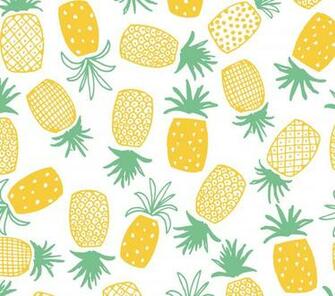 Kawaii Watercolor Pineapple Wallpaper At Wallpaperbro