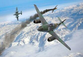 Art Messerschmitt Me Schwalbe Flight Aviation Military Wallpaper