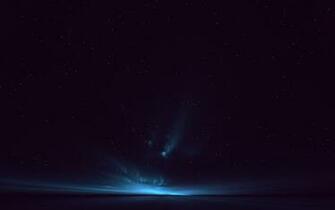 Space Deep Dark Blue Clouds HD Wallpaper