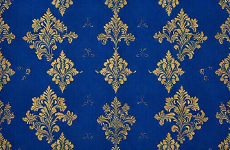 Royal Blue And Gold Wallpaper
