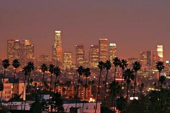 Los Angeles California City Skyline Pic In Usa