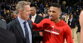 Steve Kerr Picks Damian Lillard To Win Nba Mvp