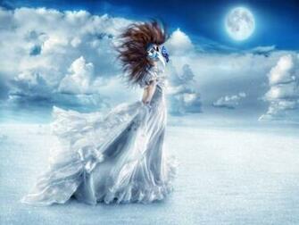 Winter Fairy Wallpaper Desktop HD Hivewallpaper