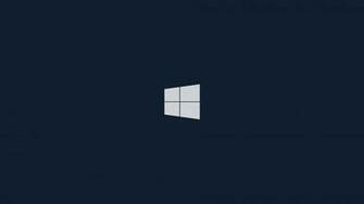 Windows Logos Simple Background Blue Wallpaper