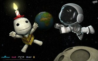 Little Big Planet Wallpaper Stock Photos